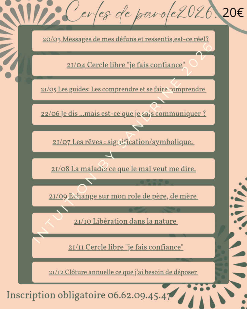 Cercles de Paroles 2026